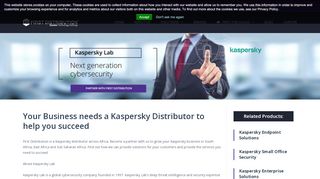 
                            7. Kaspersky Distributor in Africa - partner with First Distribution