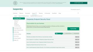 
                            3. Kaspersky Endpoint Security Cloud - Kaspersky support - Kaspersky Lab
