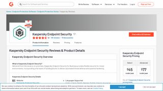 
                            7. Kaspersky Endpoint Security Reviews 2019 | G2 Crowd