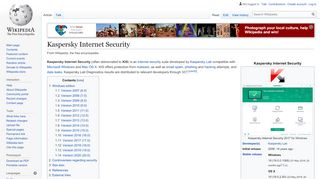 
                            9. Kaspersky Internet Security - Wikipedia