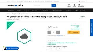 
                            10. Kaspersky lab software licentie: Endpoint Security Cloud - Centralpoint