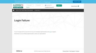 
                            8. Kaspersky | Login Failure - kasperskypartners.eu