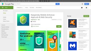 
                            7. Kaspersky Mobile Antivirus: AppLock & Web Security – Apps on ...