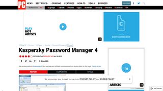 
                            9. Kaspersky Password Manager 4 First Looks - Review 2012 - PCMag UK