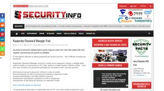 
                            6. Kaspersky Password Manager Free - Securityinfo.it