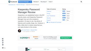 
                            4. Kaspersky Password Manager Review - Updated 2019 - Cloudwards.net