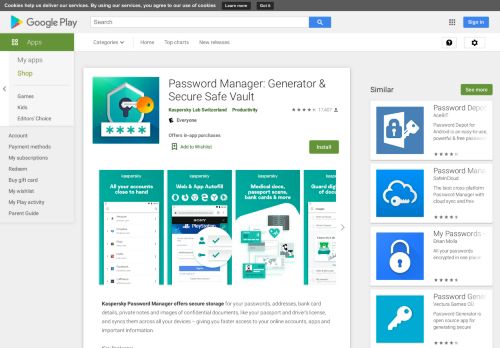 
                            7. Kaspersky Password Manager - Secure Tresor – Apps bei Google Play