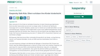 
                            9. ▷ Kaspersky Safe Kids: Eltern schützen ihre Kinder kinderleicht ...