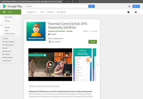 
                            11. Kaspersky SafeKids – Kids mode – Aplikacje w Google Play