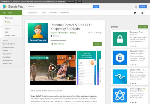 
                            3. Kaspersky SafeKids – Kids mode – Apps bei Google Play
