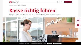 
                            1. Kasse richtig führen - Ecovis Deutschland