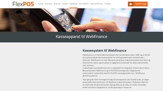 
                            12. Kasseapparat til Webfinance - FlexPOS