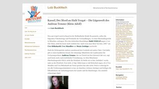 
                            7. Kassel| Der Mord an Halit Yozgat – Die Lügenwelt des Andreas ...