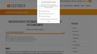 
                            8. Kassen-Schnittstelle Protel, die Online-Hotelsoftware | GASTROFIX CH