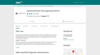 
                            7. Kassenärztliche Vereinigung Nordrhein als Arbeitgeber | XING ...