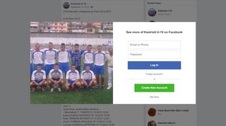 
                            6. Kastrioti U-19 - U19 Kalendari i Kategorise se Pare... | Facebook