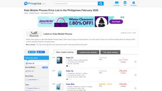 
                            7. Kata Mobile Phones Price List in the Philippines February 2019 ...