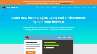 
                            11. Katacoda - Interactive Learning Platform for Software Engineers