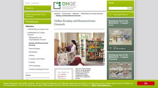 
                            5. Katalog und Benutzerkonto Eisenach - Duale Hochschule Gera ...