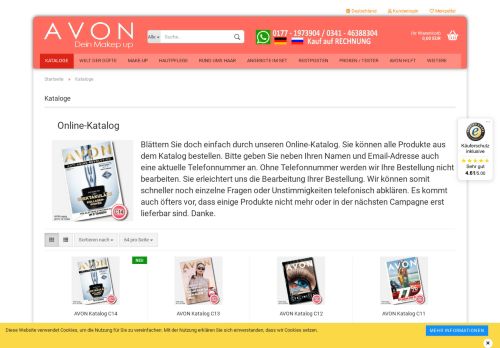 
                            4. Kataloge - Mit AVON Kosmetik in den Frühling starten. Top-Rabatte ...