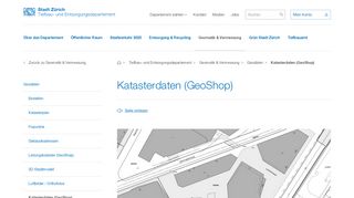 
                            7. Katasterdaten (GeoShop) - Stadt Zürich