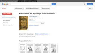 
                            5. Katechismus der Mythologie aller Culturvölker