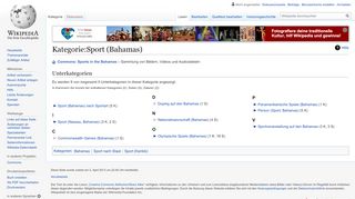 
                            10. Kategorie:Sport (Bahamas) – Wikipedia