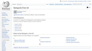 
                            4. Kategorie:User id – Wikipedia