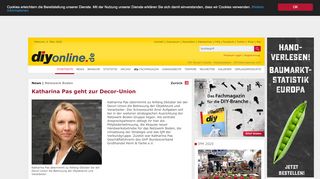 
                            11. Katharina Pas geht zur Decor-Union - diyonline.de