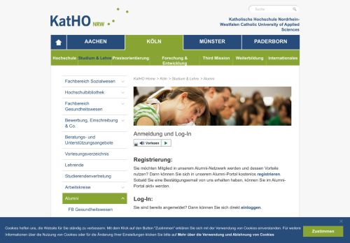 
                            1. KatHO: Anmeldung und Log-In