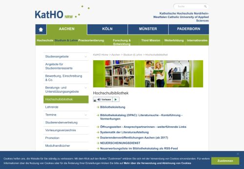 
                            9. KatHO: Hochschulbibliothek