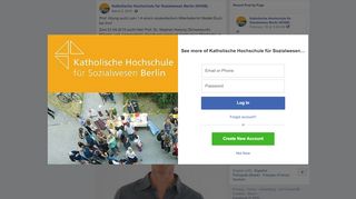 
                            12. Katholische Hochschule für Sozialwesen Berlin (KHSB) - Facebook