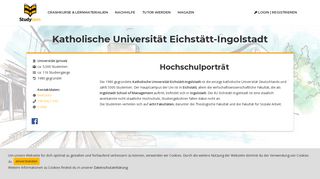 
                            8. Katholische Universität Eichstätt-Ingolstadt - Studiengänge und ...