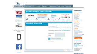 
                            3. kaufagent.de – Bieten in letzter Sekunde! | Passwort vergessen