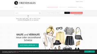 
                            1. Kaufe & verkaufe neue oder secondhand Kleidung auf Trendsales.de