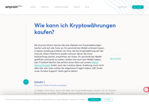 
                            12. Kaufen mit SEPA – Anycoin Direct