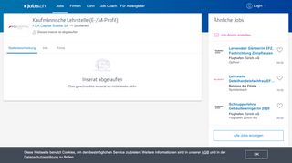 
                            8. Kaufmännische Lehrstelle (E-/M-Profil) - Stellenangebot bei FCA ...