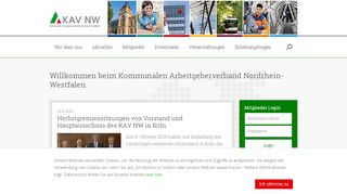 
                            5. KAV-NW - Willkommen beim Kommunalen Arbeitgeberverband ...