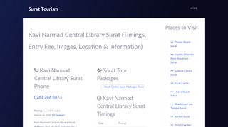 
                            7. Kavi Narmad Central Library Surat (Entry Fee, Timings, Images ...
