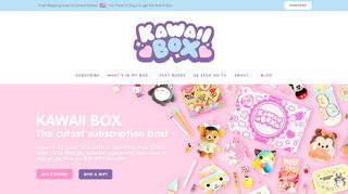 
                            1. Kawaii Box – Monthly Cute Subscription Box from Japan