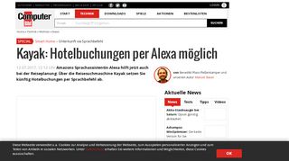 
                            7. Kayak: Hotelbuchungen per Alexa möglich - COMPUTER BILD