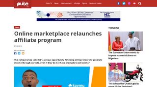 
                            5. Kaymu Online marketplace relaunches affiliate program - Pulse Nigeria