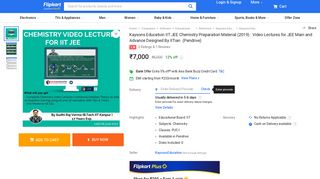 
                            9. Kaysons Education IIT JEE Chemistry Preparation Material (2019 ...