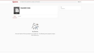 
                            11. Kazuki Coin - Quora