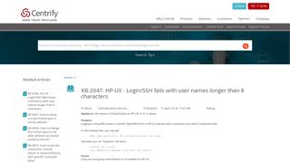 
                            9. KB-2047: HP-UX - Login/SSH fails with user names longer than 8 ...