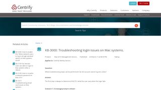 
                            9. KB-3000: Troubleshooting login issues on Mac systems.