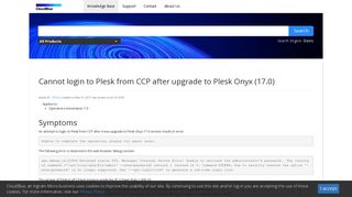 
                            13. KB CloudBlue: Cannot login to Plesk from CCP after upgrade to Plesk ...