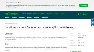 
                            7. KB1900: Locations to check for Incorrect Username/Password issues