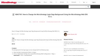 
                            10. KB45760: How to Change the MicroStrategy Login Page Background ...