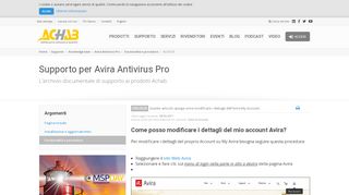 
                            11. KB52028: Come posso modificare i dettagli del mio account Avira?